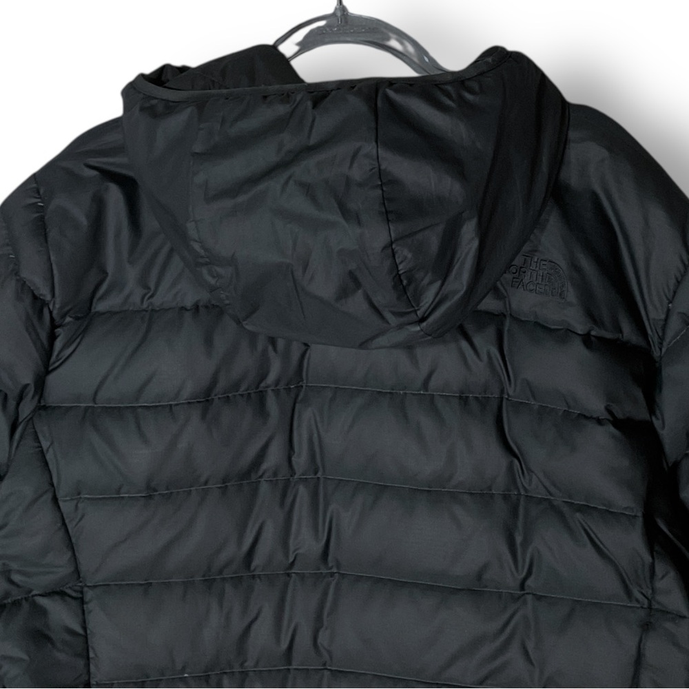 The North Face Mens Aconcagua Jacket Sz XL Hooded Down Puffer Black - Picture 8 of 13